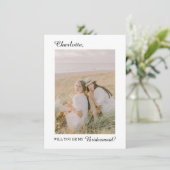 花嫁の伴娘情報カード カード (スタンド正面)