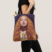 『花嫁の侍女』（はなよめのじめ、c.1851）/ジョン・エベレット・ミレイ トートバッグ (クローズアップ)