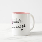 花嫁の側近の唇 ツートーンマグカップ (正面右)