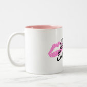 花嫁の側近の唇 ツートーンマグカップ (左)