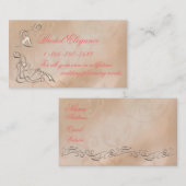 花嫁の優雅ビジネス 名刺 (正面/裏面)