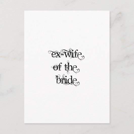 花嫁の元妻 ポストカード (正面)