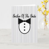 花嫁の兄弟 カード (黄色い花)