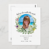 花嫁の写真Before Shes Walksブライダルシャワー ポストカード (正面/裏面)