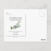 花嫁の写真Before Shes Walksブライダルシャワー ポストカード (裏面)