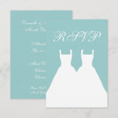 花嫁の出欠確認カード 出欠カード (正面/裏面)