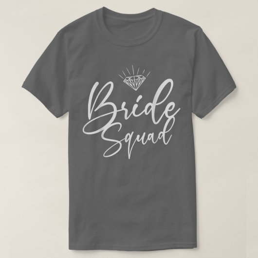 花嫁の分隊の花嫁結婚式 Tシャツ (デザイン正面)