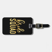 花嫁の分隊金ゴールド ラゲッジタグ (正面横)