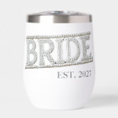 花嫁の刺繍フェイクパールパッチ (正面)