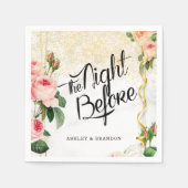 花嫁の前夜の彩りナプキン スタンダードカクテルナプキン (正面)