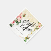 花嫁の前夜の彩りナプキン スタンダードカクテルナプキン (角)