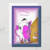 花嫁の友人たちとのランチ会招待状 招待状 (正面/裏面)