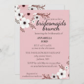 花嫁の友人たちの朝食会 招待状 (正面/裏面)