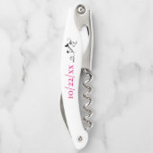 花嫁の友人への結婚式のお礼 ソムリエナイフ (裏面)