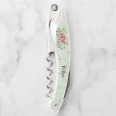 花嫁の友人用ワインボトルオープナー（ラベルに合わせたデザイン） ソムリエナイフ (正面)