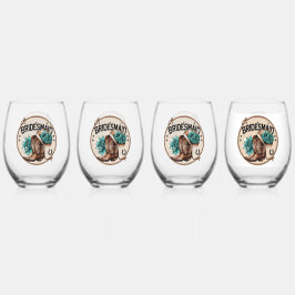 花嫁の友人 ステムなしワイングラス