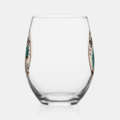 花嫁の友人 ステムなしワイングラス (左)