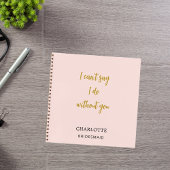 花嫁の友人 ブラッシュピンクの名言 ノートブック