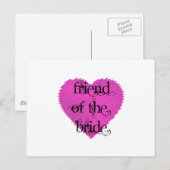 花嫁の友人 ポストカード (正面/裏面)