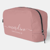 花嫁の友人 メイクポーチ 現代 ミニマル スクリプト ドップキット (右コーナー)