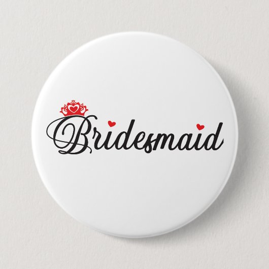 花嫁の友人 缶バッジ (正面)