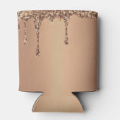 花嫁の友人 銅 ゴールド ドリップ グリッター 結婚式 缶クーラー (裏面)