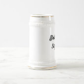 花嫁の友人 黒 エレガント スクリプト ギフト ウェディング ビールジョッキ (中央)