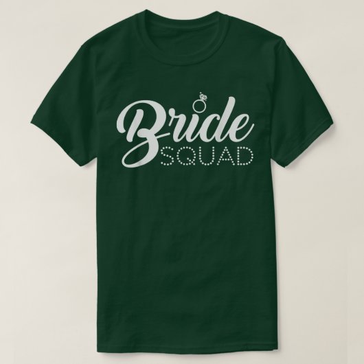 花嫁の友達・独身最後の女友達たち・結婚式の仲間 Tシャツ (デザイン正面)