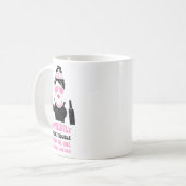 花嫁の友達 私たちがいるとやばいって コーヒーマグカップ (正面左)