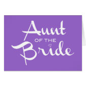 花嫁の叔母が紫の上に白 (正面横)