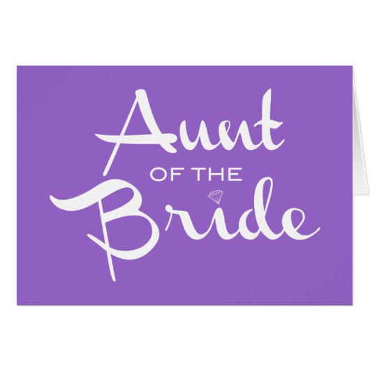 花嫁の叔母が紫の上に白 (正面横)