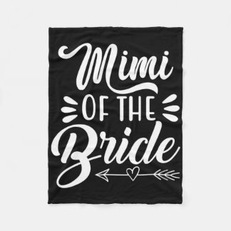 花嫁の叔母/義理の叔母のウェディングパーティー家族の披露宴 フリースブランケット