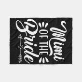 花嫁の叔母/義理の叔母のウェディングパーティー家族の花嫁ショー フリースブランケット (正面(横))