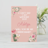 花嫁の取り巻きへのお願い 招待状 (スタンド正面)