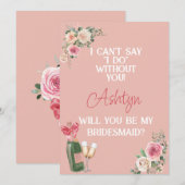 花嫁の取り巻きへのお願い 招待状 (正面/裏面)