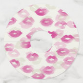 花嫁の口紅の跡 ワイングラスタグ (正面)