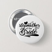 花嫁の可愛い義理の母 ウェディング ブライダル バチェロレッテ 缶バッジ (正面&裏面)