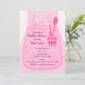 花嫁の台所シャワーのパーティの招待状 招待状 (スタンド正面)