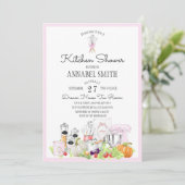 花嫁の台所シャワー 招待状 (スタンド正面)