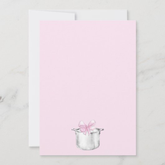 花嫁の台所シャワー 招待状 (裏面)