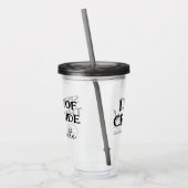 花嫁の名パーソナライズされた前 アクリルタンブラー (左)