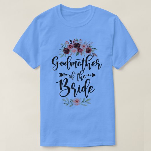 花嫁の名付け親のウェディングシャワーセレブレーション Tシャツ (デザイン正面)