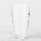 花嫁の名前 パープル ドゥードルへの乾杯 タンブラーグラス (左)