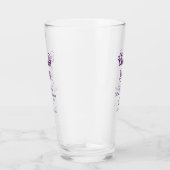 花嫁の名前 パープル ドゥードルへの乾杯 タンブラーグラス (右)