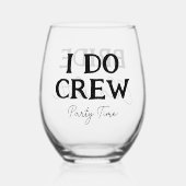 花嫁の名前 誕生日パーティー ステムなしワイングラス (裏面)