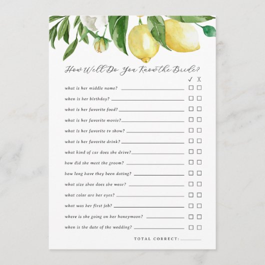 花嫁の名札 招待状 (正面)