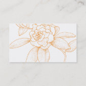 花嫁の呼び出しカードのギフト コーリングカード (裏面)