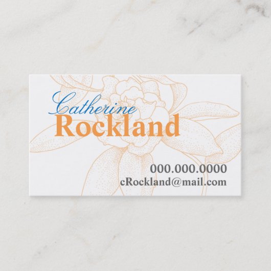 花嫁の呼び出しカードのギフト コーリングカード (正面)