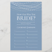 花嫁の埃っぽい青い灯りは何歳だった (正面)