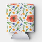 花嫁の夏の水色のフローラ 缶クーラー (裏面)